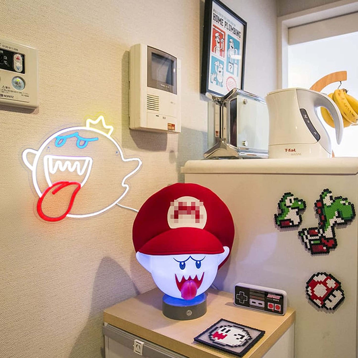 LED Neon Light Mario Lamp Acrylic Sign for Game Room Decoration