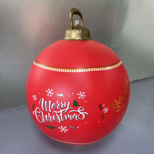 Christmas Inflatable Ball 60cm Home Decoration Balloon Outdoor Props Xmas Gifts