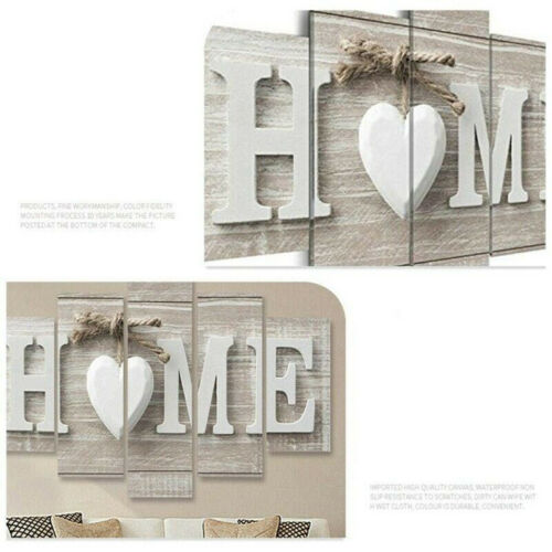 5Pcs Unframed Modern Wall Art Painting Print Set Canva Picture Home Room Decor