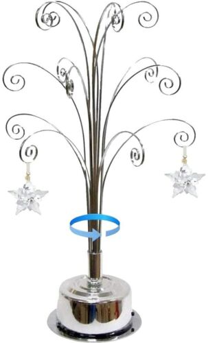 Christmas Ornament Snowflake Crystal Angel Star Stand