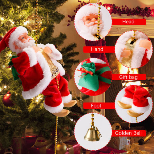 Rope Climbing Santa Claus Musical Toys