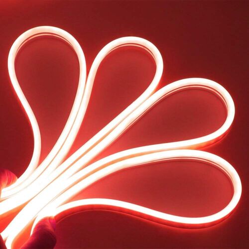 12V Flexible LED Strip Waterproof Sign Neon Lights Silicone Tube 1M 2M 3M 5M USA