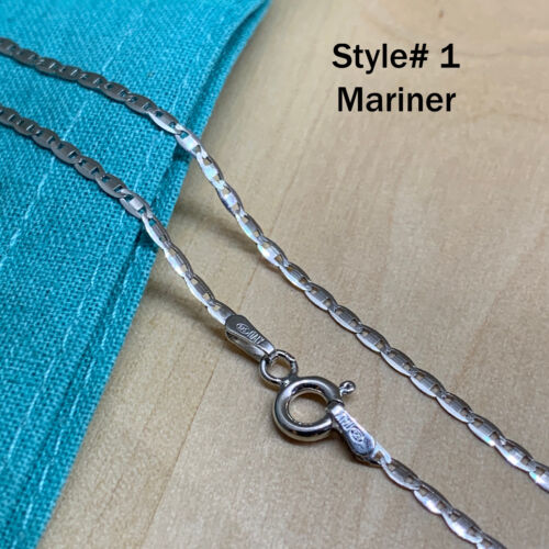 Real SILVER Unique Jewelry SOLID 925 Sterling Silver Chain Necklace