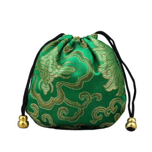 16~32 Silk Brocade Jewelry Pouch Bag Drawstring Coin Purse Gift Bag Value Set