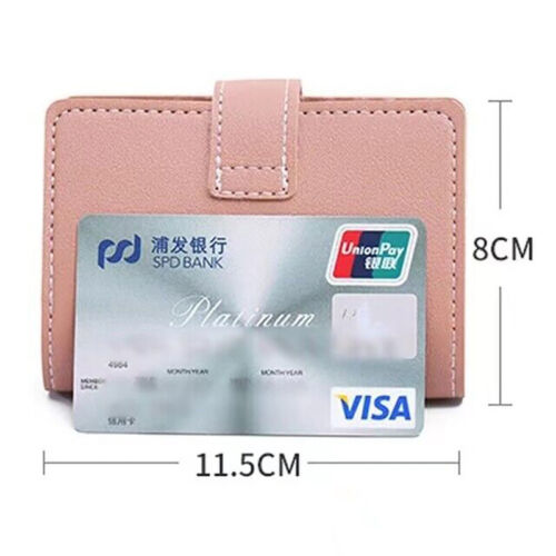 RFID Blocking ID Credit Card Holder 26 Cards Slim PU Leather Pocker Case Wallet