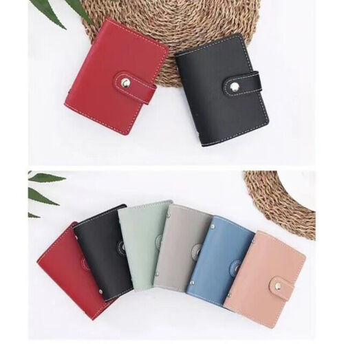 RFID Blocking ID Credit Card Holder 26 Cards Slim PU Leather Pocker Case Wallet