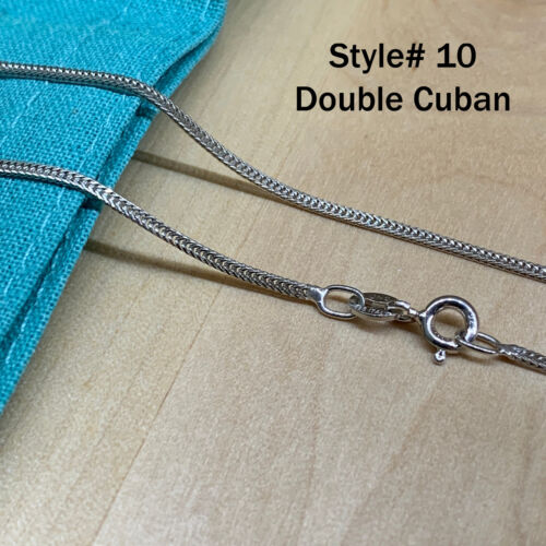 Real SILVER Unique Jewelry SOLID 925 Sterling Silver Chain Necklace