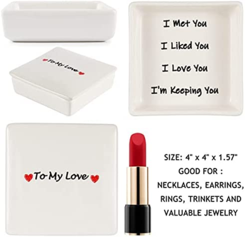 Valentine's Day Gift for Her -  Girlfriend Gifts Wife Gifts, I Love You Necklace