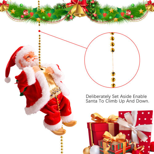 Rope Climbing Santa Claus Musical Toys