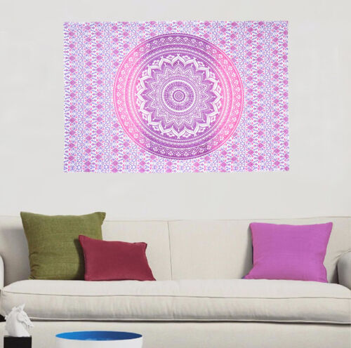 Ombre Wall Hanging Mandala Hippie Wall Tapestry Bohemian Home Decor