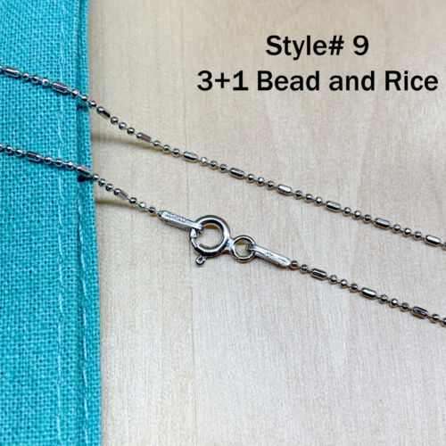 Unique Jewelry SOLID 925 Sterling Silver Chain Necklace