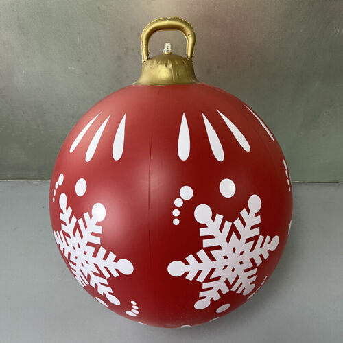 Christmas Inflatable Ball 60cm Home Decoration Balloon Outdoor Props Xmas Gifts