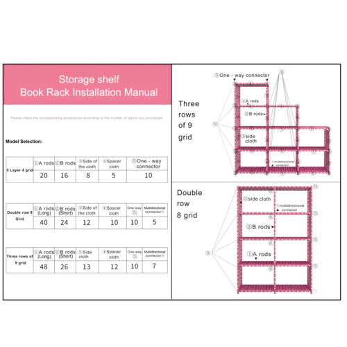 Bookshelf Cube Storage Shelf Rack Organizer Bookcase