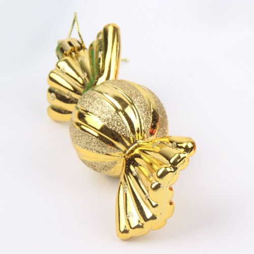 Christmas Glitter Ball Ornaments Xmas Tree Ball Hanging Party Decor