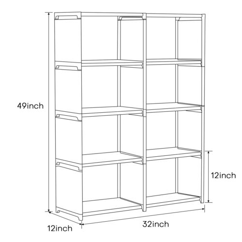 Bookshelf Cube Storage Shelf Rack Organizer Bookcase