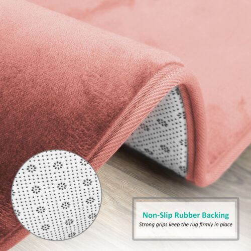 Luxurious Absorbent Soft Memory Foam Bath Mat Bathroom Shower Rug