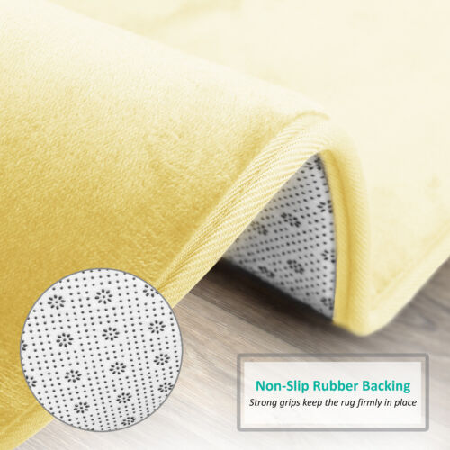 Luxurious Absorbent Soft Memory Foam Bath Mat Bathroom Shower Rug