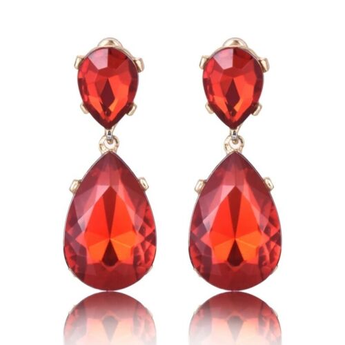 Water Crystal Drop Earrings Vintage Wedding Jewelry For Women Fashion