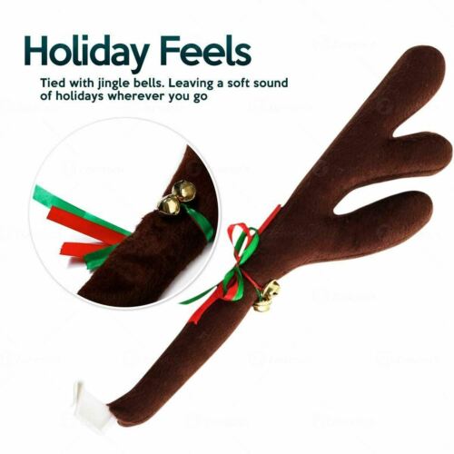 Car Vehicle Reindeer Costume Antler Christmas Holiday Jingle Bells Set