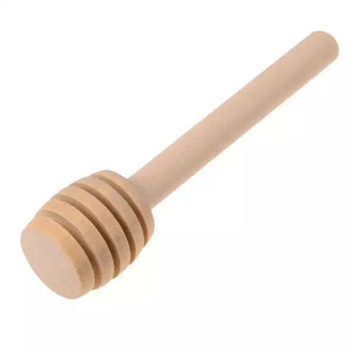 3.15" Honey Dipper Sticks Mini Practical  Handle Wood Honey Jar Coffee Milk