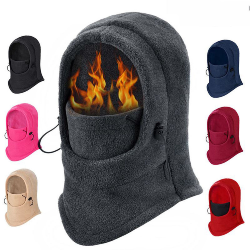 Windproof Fleece Neck Winter Warm Balaclava Ski Full Face Mask for Cold Weather