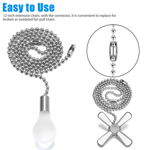 20FT Ceiling Fan Pull Chain Beaded Extension Set