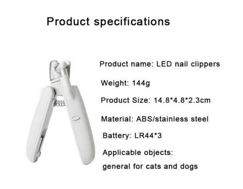 Pet Nail Toe Clippers Professional Dog Cat Trimmer