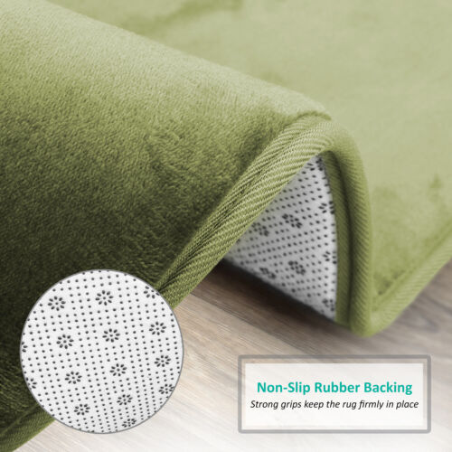 Luxurious Absorbent Soft Memory Foam Bath Mat Bathroom Shower Rug