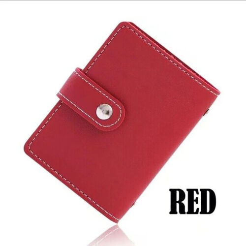 RFID Blocking ID Credit Card Holder 26 Cards Slim PU Leather Pocker Case Wallet