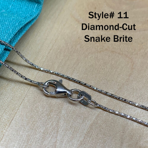 Unique Jewelry SOLID 925 Sterling Silver Chain Necklace