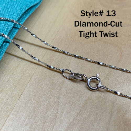 Unique Jewelry SOLID 925 Sterling Silver Chain Necklace