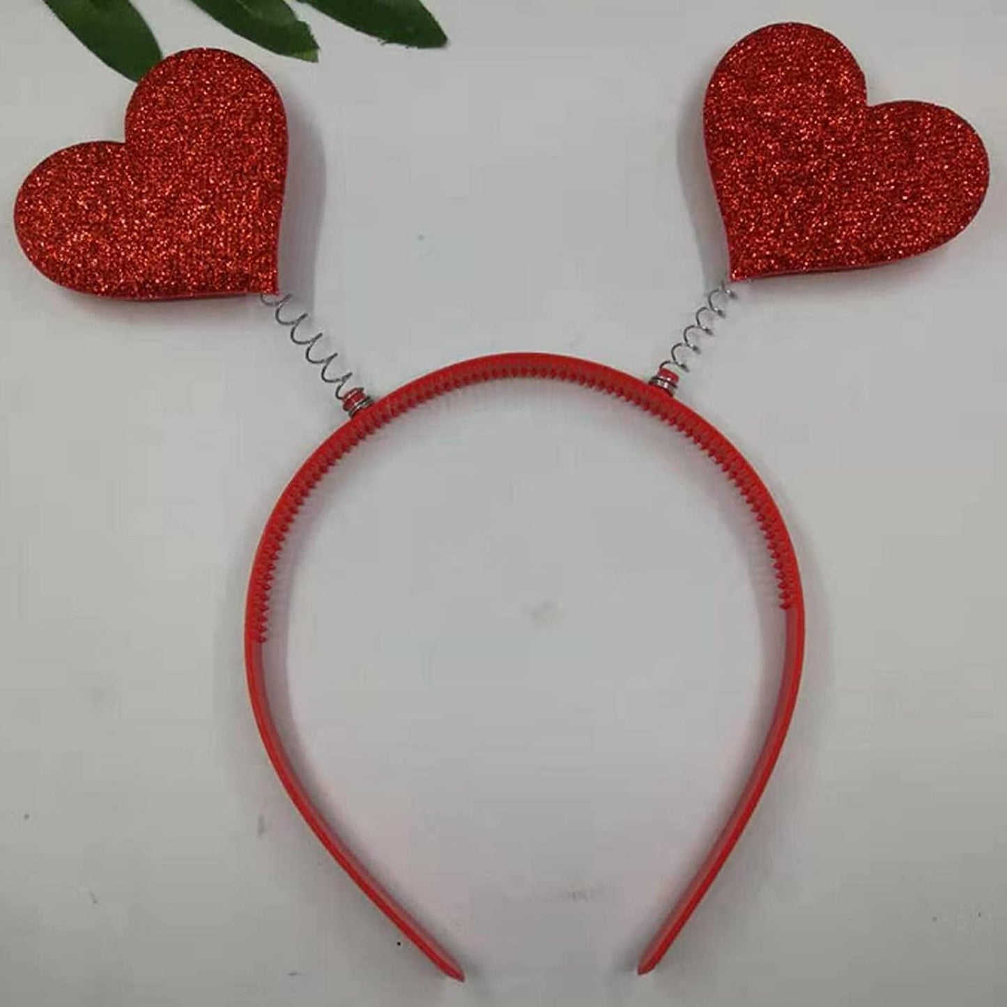 Valentines Costume Heart Headbands & Glasses Earring Heart Head Boppers